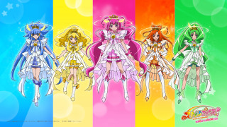Anime girls different outfits rainbow - different outfit and colors free wallpaper