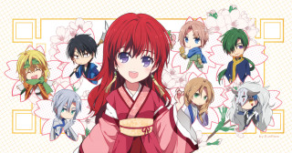 Anime characters red hair blue 2 - outfit free wallpaper