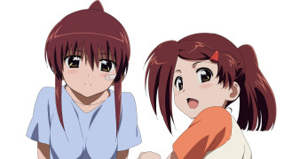 Anime girls brown hair bangs - brown hair free wallpaper