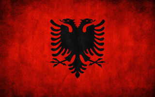 Black red eagle red background - edi rama free wallpaper