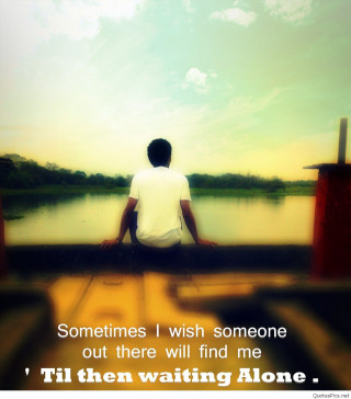 Man sitting dock quote romanticism - fathi hassan free wallpaper for tablet