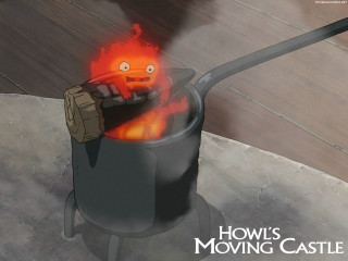 Cartoon character stirring pot fire - mouth free wallpaper for desktop