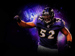 Football player purple background stars - bill lewis free wallpaper
