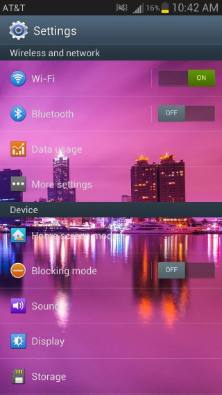 Purple cityscape digital elements screen - screen free wallpaper