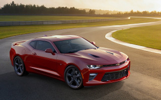 Red chevrolet camaro race track 2 - the car free wallpaper