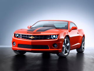 Red car black stripe studio - a studio free wallpaper