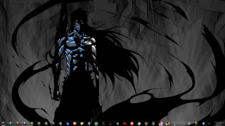 Computer screen demon face demon - the back free wallpaper for desktop