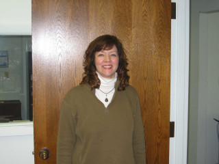 Woman standing wooden door white - northwest school free wallpaper