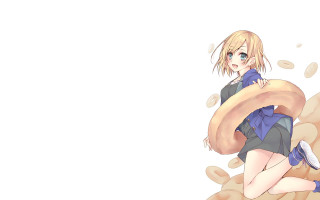 Girl short dress holding snake - a short dress free wallpaper