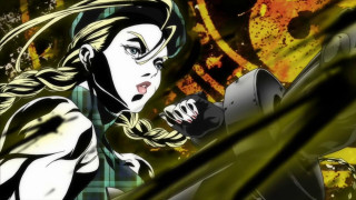 Woman gun fire black white - neogeo free wallpaper for desktop