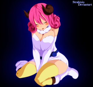 Pink hair sitting anime rococo - pink hair free wallpaper for tablet