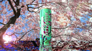 Green tube liquid tree pink - vaporwave free wallpaper