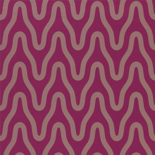 Pink brown pattern wavy lines - wavy free wallpaper for tablet
