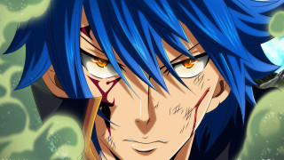 Man blue hair blue eye - a creepy look free wallpaper