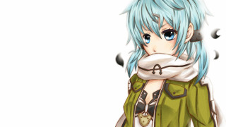 Anime blue hair green jacket - a green jacket free wallpaper