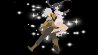 Anime couple running night sky - the night sky free wallpaper