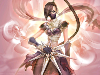 Woman sword dress design image - a design free wallpaper