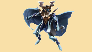 Helmet wings ice armor glowing - a white tail free wallpaper for desktop