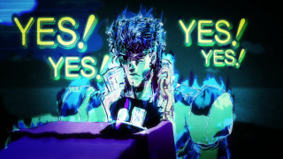 Man longhair neonsign yes ay - neogeo free wallpaper