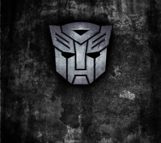 Black white robot logo grungy 2 - grungy free wallpaper for tablet