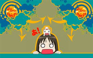 Cartoon bunny motherday sky clouds - sign free wallpaper for desktop