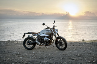 Motorcycle beach ocean sunset sunrise - sunrise time free wallpaper