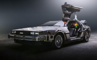 Delorean doors open back door - the back of its free wallpaper for desktop