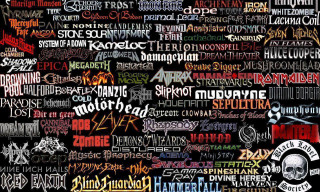 Black background words different variety - word free wallpaper