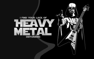 Darth vader guitar holding character - metal free wallpaper