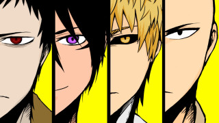 Anime characters colored eyes hair 4 - colored free wallpaper