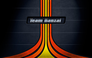 Black orange team banzai side - barnett newman free wallpaper