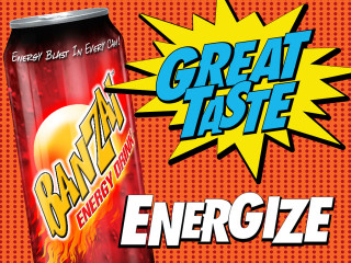 Energy drink comic background great - dan frazier free wallpaper