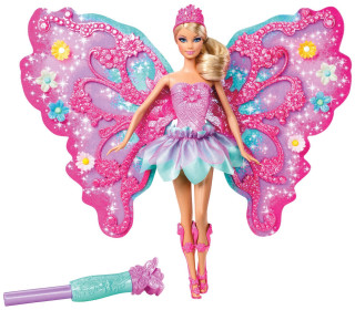 Barbie doll butterfly wings wand - magical realism free wallpaper for tablet