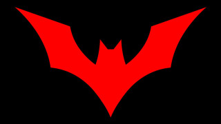 Red bat symbol black background - dark night free wallpaper for desktop