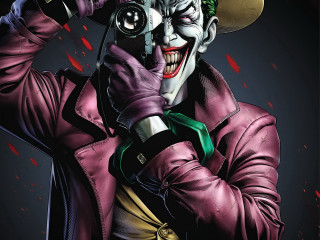 Joker camera selfie batman movie - brian bolland free wallpaper