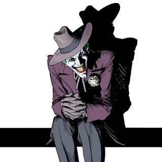 Man hat joker costume bench - comic cover art free wallpaper for tablet