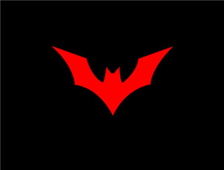 Red bat logo black background - dark night free wallpaper