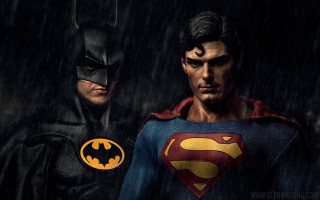 Batman superman rain costumes symbol - dark night free wallpaper