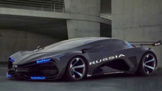 Futuristic car blue light wheels - a futuristic car free wallpaper for desktop