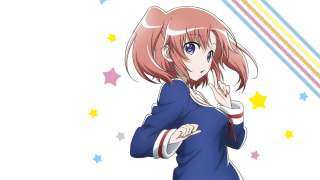 Pinkhair girl stars rainbows americanflag - aguri uchida free wallpaper
