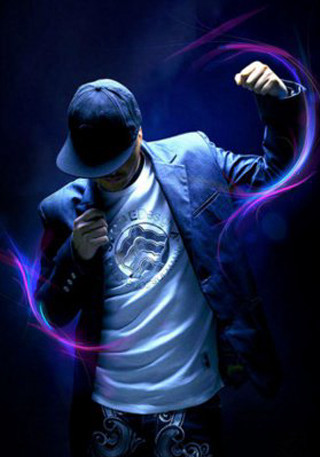 Blue fire energy ball clenched - a blue jacket free wallpaper for mobile