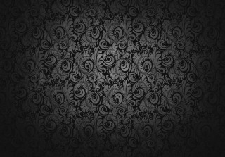 Black wallpaper swirls leaves surface 2 - a black wallpaper free wallpaper