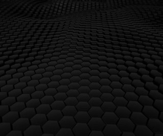 Black background hexagonal tiles pattern 2 - op art free wallpaper