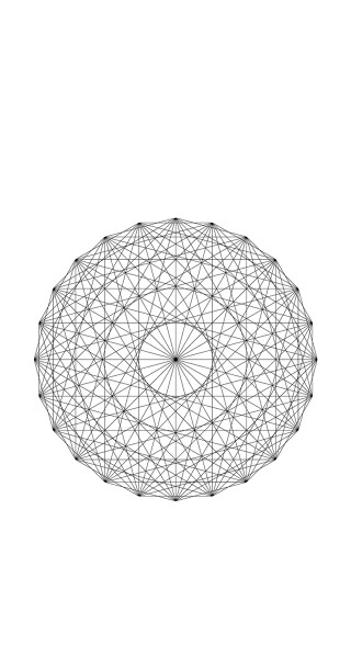Buckminster fuller wireframe golden ratio - circular free wallpaper for mobile