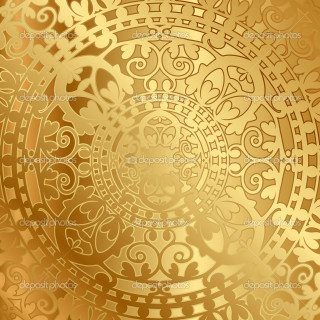 Gold background circular design stock - a gold background free wallpaper for tablet
