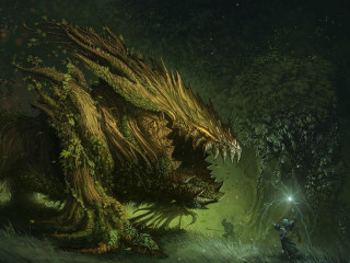 Creature long tail light mouth - a creature free wallpaper