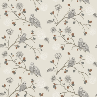 Owls branch flowers leaves light - a light background free wallpaper for tablet