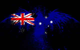 Flag bird stars australian tonalism - the front of it free wallpaper