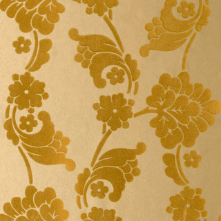 Gold white flower pattern black - the floor free wallpaper for tablet