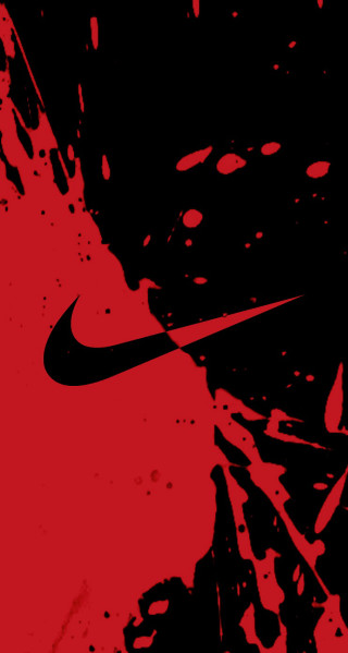 Nike blood splatter moon red - drop of water free wallpaper for mobile